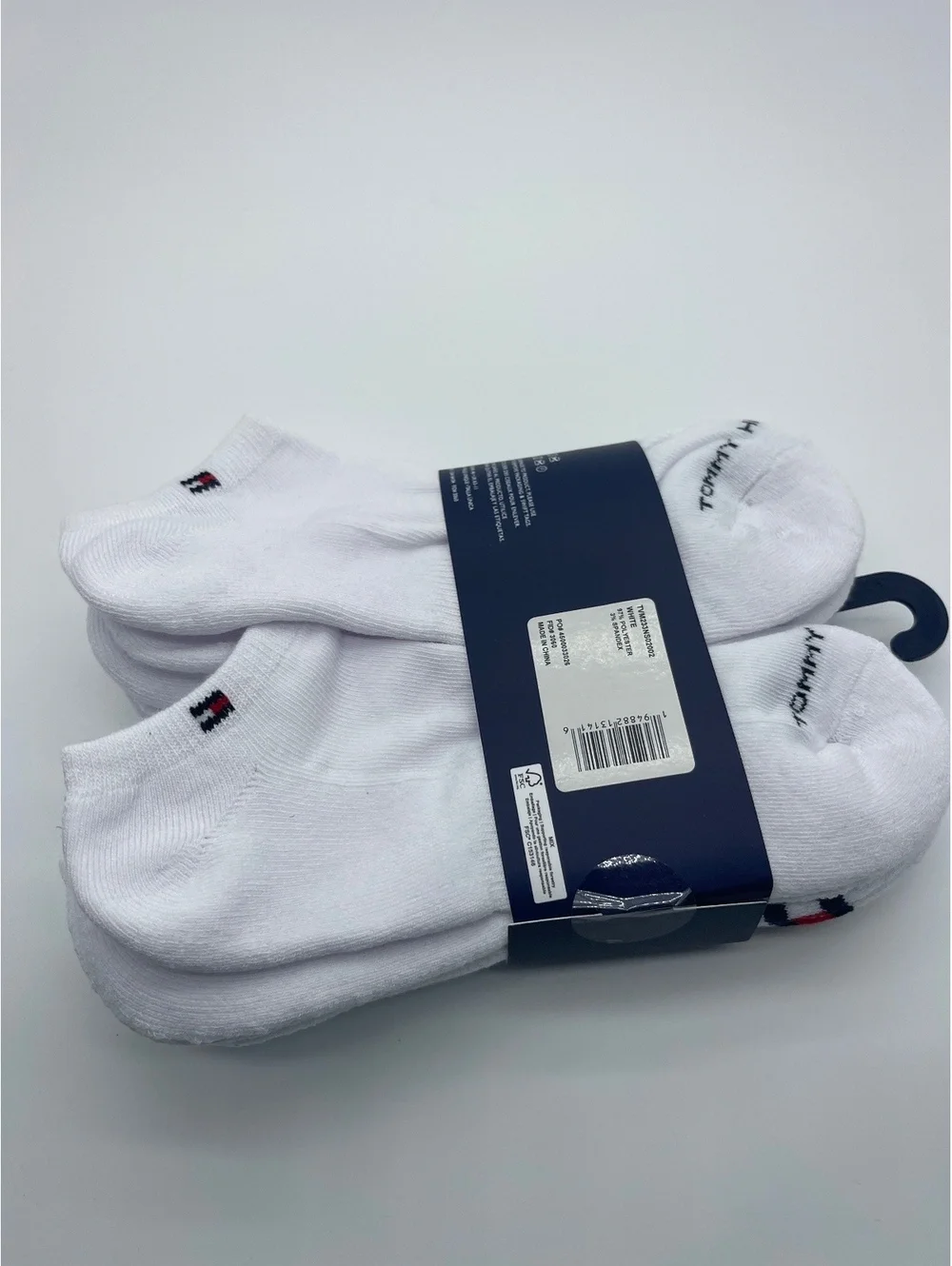 Tommy Hilfiger Men's Cushion No Show Socks 6-Pack White Size One Size